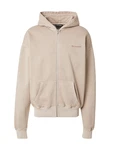 Pegador Sweatjacke Logo Oversized Zip Hoodie beige