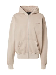 Pegador Sweatjacke Logo Oversized Zip Hoodie beige