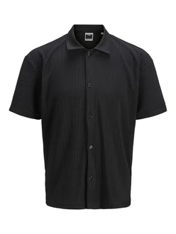 JACK & JONES Hemd 'JCOINTERLUDE' schwarz