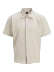JACK & JONES Hemd 'JCOINTERLUDE' beige