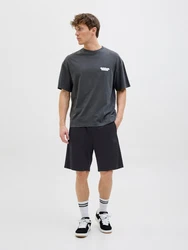 JACK & JONES Hose Shorts JPSTKANE MATTY schwarz