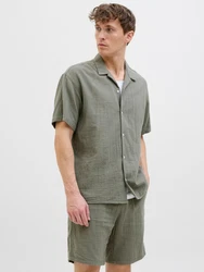 JACK & JONES Hemd JOREASTER PATRAS oliv
