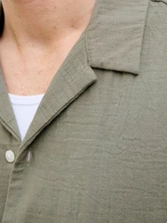 JACK & JONES Hemd JOREASTER PATRAS oliv
