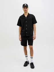 JACK & JONES Hemd JOREASTER PATRAS schwarz