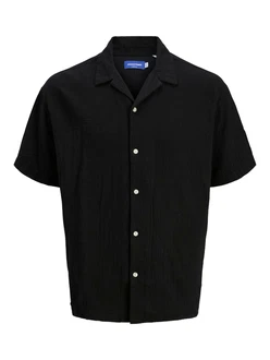 JACK & JONES Hemd JOREASTER PATRAS schwarz