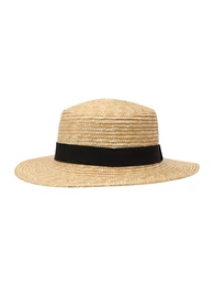Hut beige / schwarz