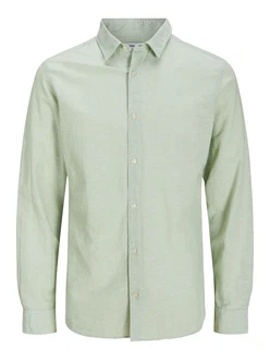 Jack & Jones Plus Hemd 'JJEBREEZE' pastellgrün