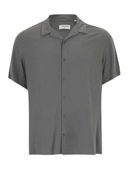 Jack & Jones Plus Hemd 'JJEJEFF' grau/khaki