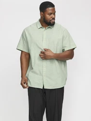 Jack & Jones Plus Hemd 'JJEBREEZE' mint