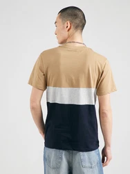 ABOUT YOU T-Shirt 'Niklas' camel/marine/graumeliert
