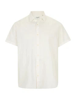 Jack & Jones Plus Hemd 'JJEBREEZE' offwhite