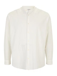 Jack & Jones Plus Hemd 'JJEBREEZE' offwhite