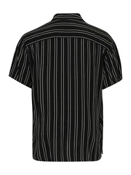 Jack & Jones Plus Hemd JJEJEFF schwarz/weiß