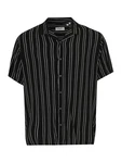 Jack & Jones Plus Hemd JJEJEFF schwarz/weiß