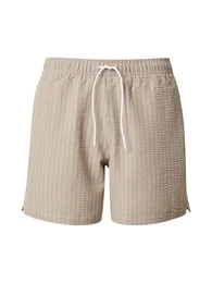 Badeshorts JAN3 7IN PULL ON WIDE SEERSUCKER - TAN 1' brokat / hellbraun