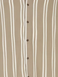 Jack & Jones Plus Hemd JJEJEFF dunkelbeige/weiß