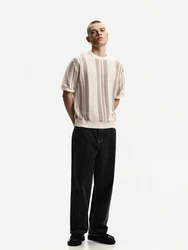 Bershka T-Shirt sand/dunkelbeige/braun