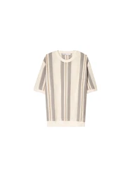 Bershka T-Shirt sand/dunkelbeige/braun