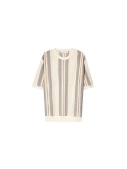 Bershka T-Shirt sand/dunkelbeige/braun