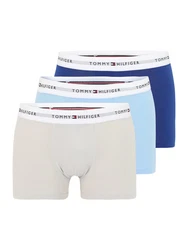 Tommy Hilfiger Underwear Trunk 3P TRUNK mit Logoschriftzug enzian/hellblau/wei/wollwei
