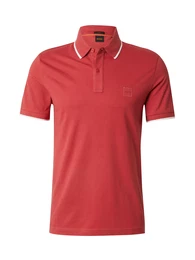Poloshirt 'Passertip' himbeer / wei