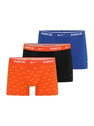 NIKE Trunks blau/dunkelorange/schwarz/weiß