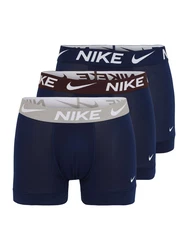 NIKE Underwear Sportunterhosen Boxer TRUNK 3PK dunkelblau/hellgrau/schwarz/weiß