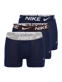 NIKE Underwear Sportunterhosen Boxer TRUNK 3PK dunkelblau/hellgrau/schwarz/weiß NIKE Underwear Sportunterhosen Boxer TRUNK 3PK dunkelblau/hellgrau/schwarz/weiß