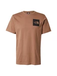 The North Face T-Shirt Fine Tee braun/schwarz The North Face T-Shirt Fine Tee braun/schwarz
