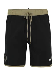 Badeshorts 'OMNI SCALLOP' oliv / schwarz