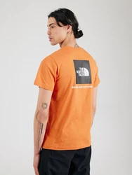 The North Face T-Shirt Redbox mandarine/schwarz/weiß