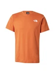 The North Face T-Shirt Redbox mandarine/schwarz/weiß The North Face T-Shirt Redbox mandarine/schwarz/weiß