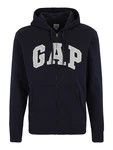 GAP Sweatjacke navy / graumeliert / weiß
