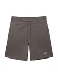 Pull&Bear Shorts 'STWD' schlammfarben/weiß