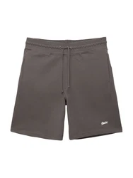 Pull&Bear Shorts 'STWD' schlammfarben/weiß