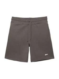 Pull&Bear Shorts 'STWD' schlammfarben/weiß