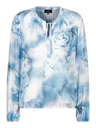 Bluza akvamarin / bijela