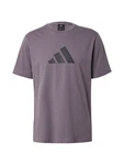 ADIDAS SPORTSWEAR Sportshirt 'FI 3BAR' dunkelgrau / schwarz
