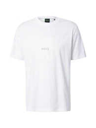 T-Shirt hellgrau / wei