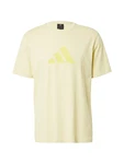 ADIDAS SPORTSWEAR Sportshirt 'FI 3BAR' limone/hellgelb