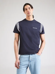 GUESS JEANS T-Shirt navy / weiß