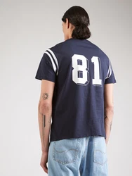 GUESS JEANS T-Shirt navy / weiß
