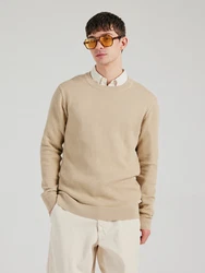 KnowledgeCotton Apparel Pullover Vagn hellbeige