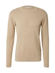 KnowledgeCotton Apparel Pullover Vagn hellbeige