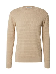 KnowledgeCotton Apparel Pullover Vagn hellbeige