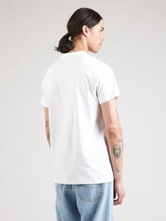GUESS T-Shirt beige/hellblau/schwarz/weiß