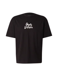 GUESS T-Shirt creme/schwarz/weiß