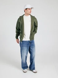 Abercrombie & Fitch T-Shirt grün/weiß