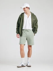 JACK & JONES Shorts JPSTGORDON STAR pastellgrün/weiß