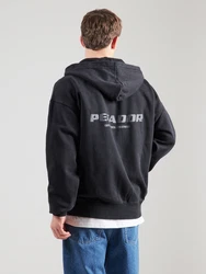 Pegador Sweatjacke Colne grau/schwarz